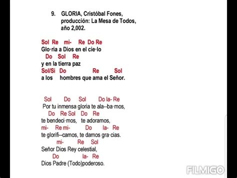 Gloria a Dios, Pbro. Cristóbal Fones Chords - Chordify