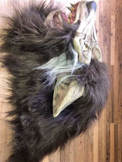 Werewolf Mask Full Latex Ultra Deluxe Adult Wolfman H Gem