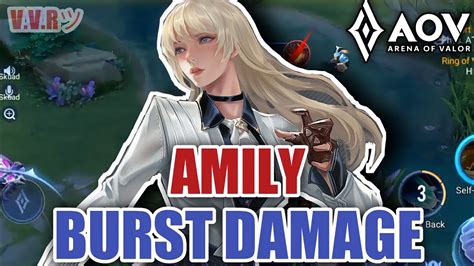 Aov Amily Dark Slayer Lane Amily Burst Damage Build Arena Of