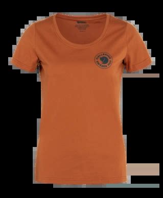 T Shirt Fj Llr Ven Logo Damen Terracotta Brown Outdoorsupply De