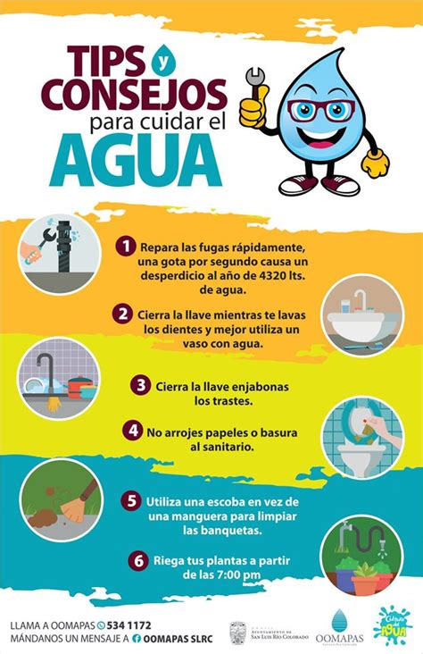 Consejos Y Tips Cultura Del Agua Oomapas San Luis Rio Colorado