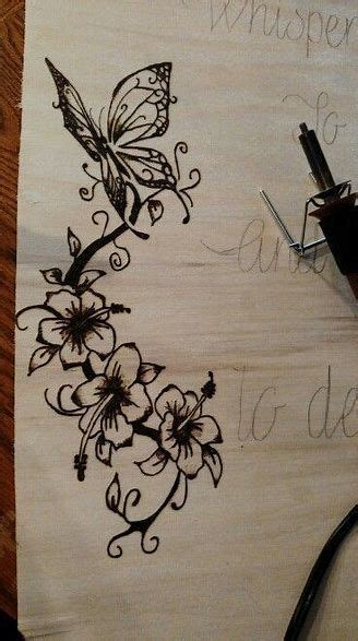 Image Result For Easy Wood Burning Patterns Flower Wood Burning Crafts