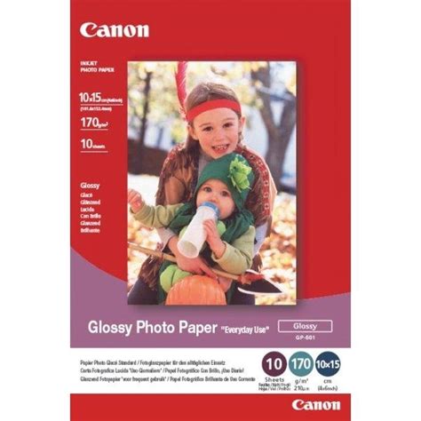 Бумага Canon 4"х 6" Glossy GP-501 10л. – фото, отзывы, характеристики в ...