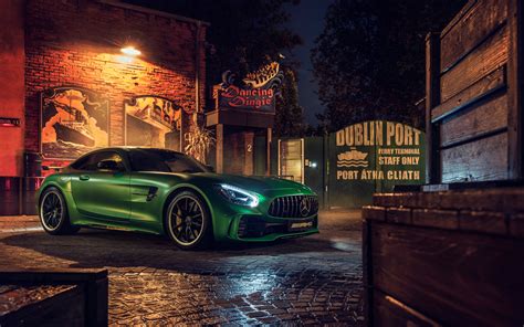 1920x1200 Green Mercedes Amg Gt R Front 1080p Resolution Hd 4k