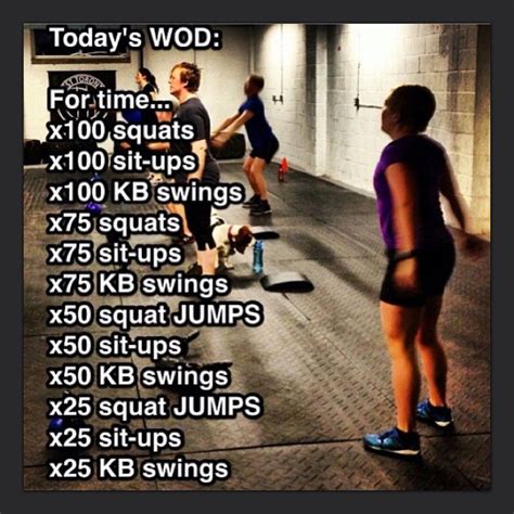 Workout Of The Day Crossfit Workouts Crossfit Inspiration Fitness