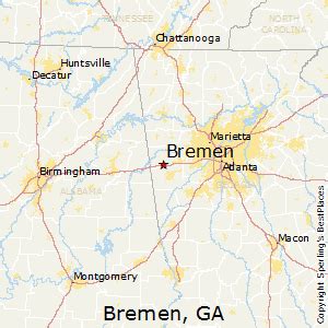 Bremen GA Map