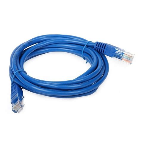 Patch Cord Utp Cat A Gigabit Awg De Ft M Color Azul