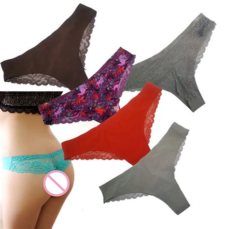 L XL XXL XXXL XXXXXL XXXXXXL ONE SIZE Adjusted Sexy Cozy Lace Briefs G Thongs Underwear Lingerie