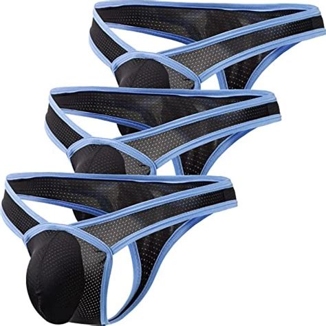 Faringoto Mens Thongs Underwear Bulge Enhancing G String T Back Bikini Pack ShopStyle Briefs