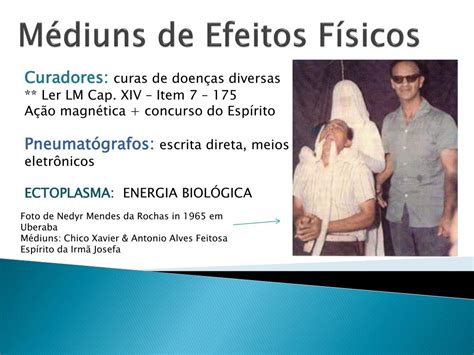 PPT CLASSIFICAÇÃO DA MEDIUNIDADE E DOS MÉDIUNS PowerPoint