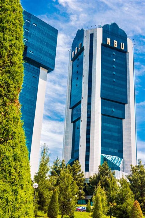 Office Building of National Bank of Uzbekistan in Taskent Editorial ...