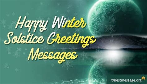 Happy Winter Solstice Greetings Messages, Wishes and Quotes