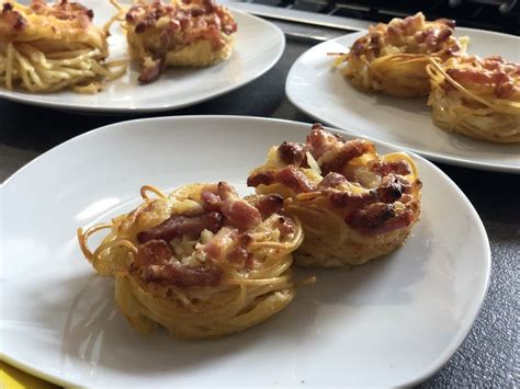 Spaghetti Carbonara Muffins Ein Sehr Leckeres Rezept Aus Der Kategorie