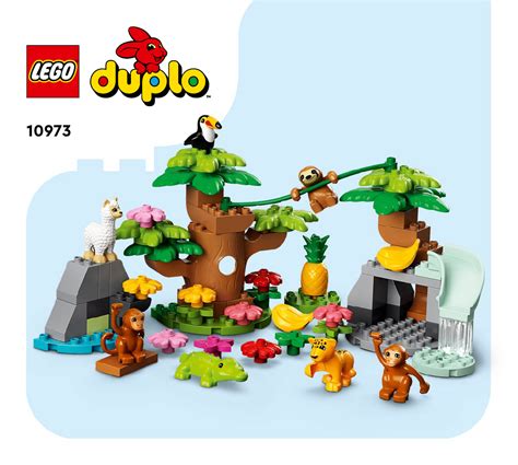 Instrukcja Lego Set Duplo Dzikie Zwierz Ta Ameryki Po Udniowej