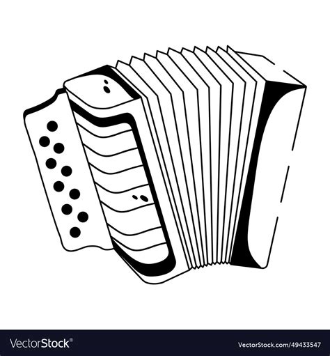 Accordion Royalty Free Vector Image VectorStock