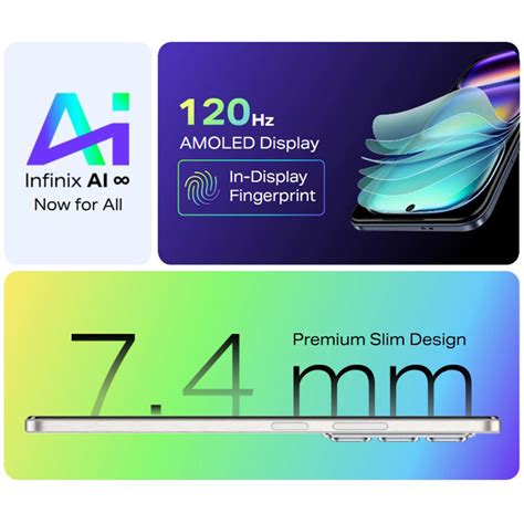 MS Mobile Mobilni Telefon INFINIX Hot 50 Pro 8GB 256GB Crna