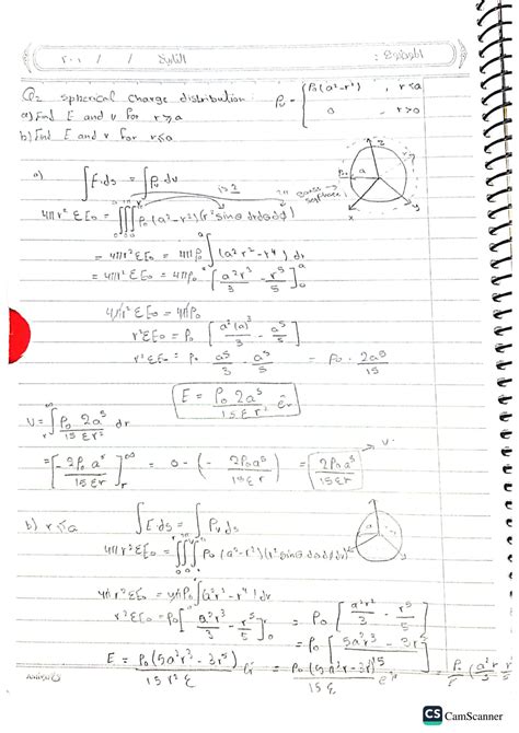 SOLUTION: Electromagnetic important examples - Studypool