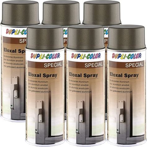 Dupli Color Eloxal Spray Lackspray Sprühlack silber 6 Spraydosen 400 ml