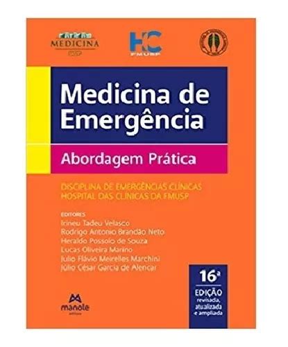 Livro Medicina De Emerg Ncia Abordagem Pr Tica Frete Gr Tis