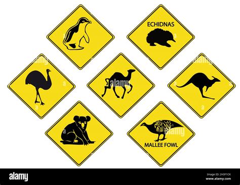 Australians Road Signs Stock Photo - Alamy