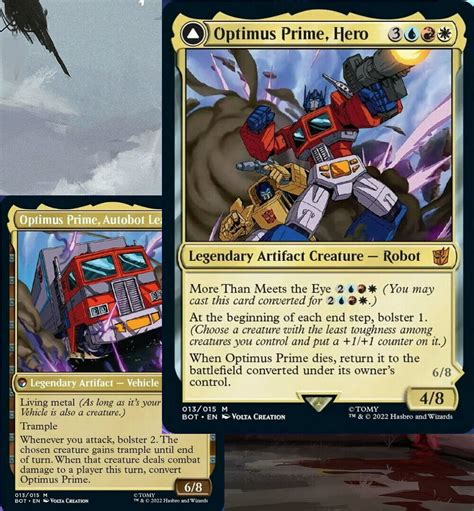 Optimus Prime Hero Transformers Vehicles Commander Deck Magic Mtg