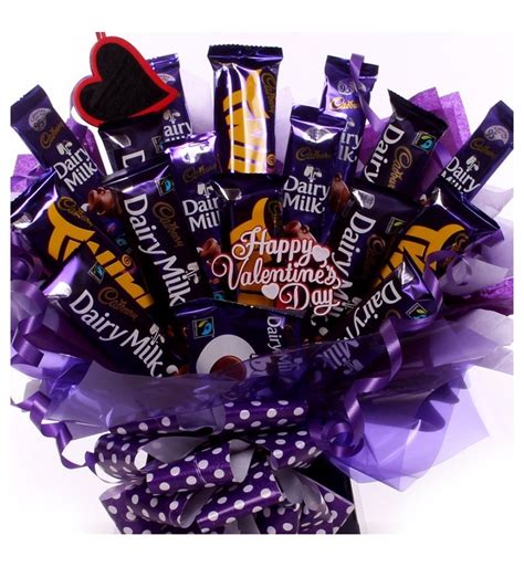 Valentine Cadbury S Chocolate Bar Bouquet