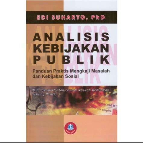 Jual Buku Analisis Kebijakan Publik Shopee Indonesia