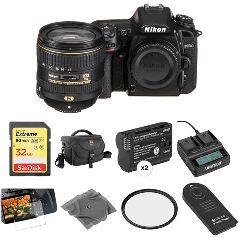 Nikon D7500 Dslr Camera With 16 80mm Lens Deluxe Kit Bandh Photo