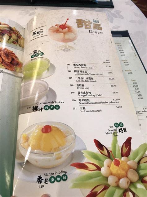Menu At Emerald Chinese Restaurant Mississauga 30 Eglinton Ave W