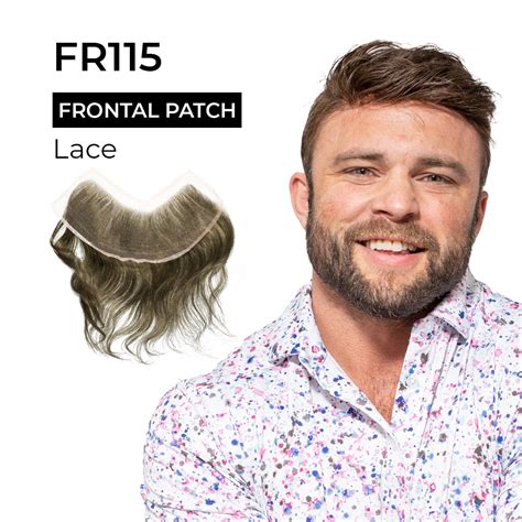 Men’s Frontal Hairpiece With Full Lace Frontal Hair Patch Superhairpieces