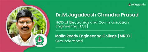 Malla Reddy Engineering College Drmjagadeesh Chandra Prasad Hod Of