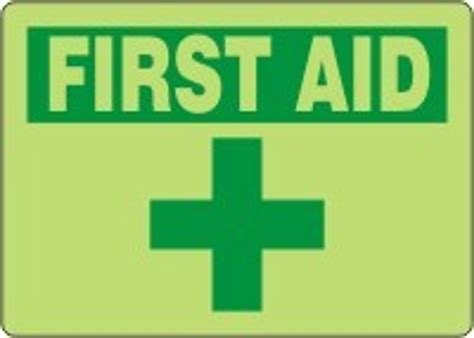 First Aid Signs Let Everyone Know Where The Kits Located