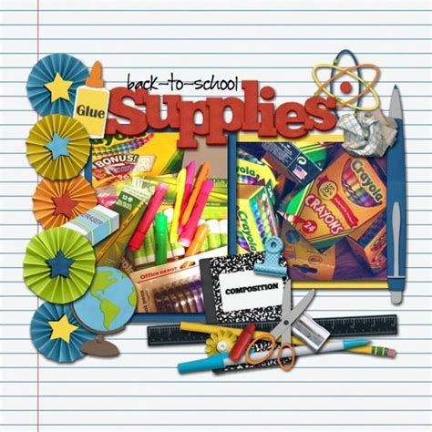 Layout Using School Years Digital Scrapbook Kit By The Kit Cart