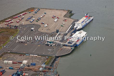 Aerial Photographs Colin Williams Photography Belfast Docks Stena Line