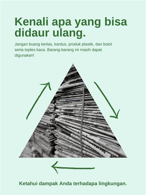 Contoh Poster Daur Ulang Untuk Kampanye Anda Canva