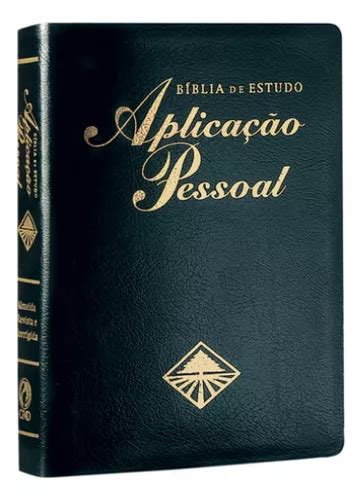 B Blia De Estudo Aplica O Pessoal Grande Luxo Preto Mercadolivre