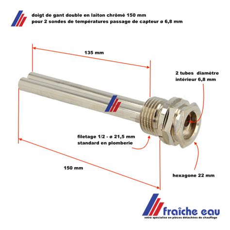 Doigt De Gant Pour Sondes De Temp Rature Pression Max Bars