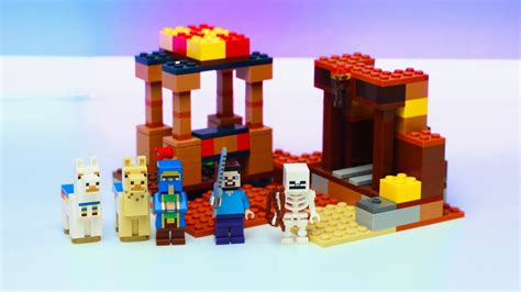 LEGO Minecraft Trading Post Review - YouTube