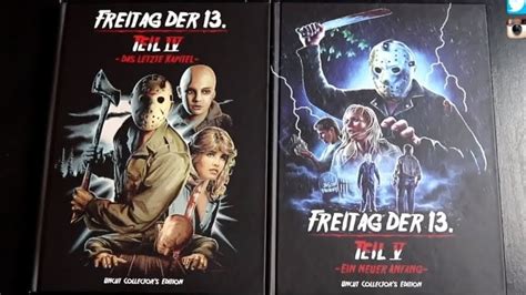 Friday The 13th Parts 4 And 5 German Blu Ray Mediabooks Collectors