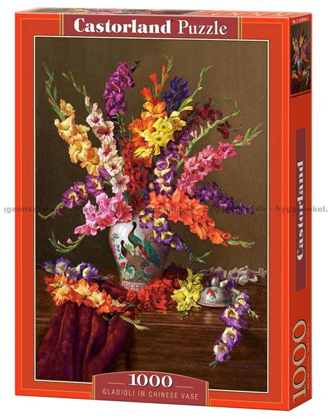 Gladiolus I Vase 1000 Brikker Puslespil Castorland 104949