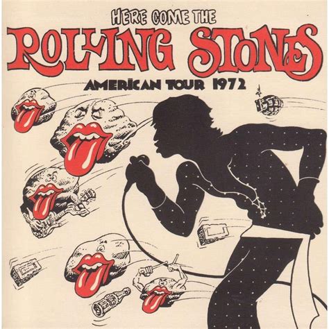 “here Come The Rolling Stones” 1972 American Tour Poster Rrollingstones