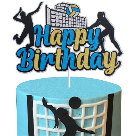 Score A Point With Volleyball Cake Decorations For A Sports Themed Cake