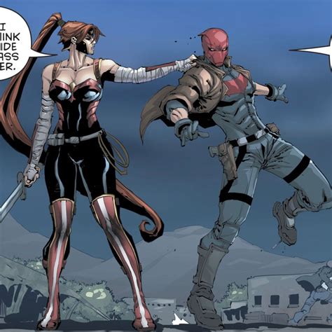 Artemis Grace Aka Artemis Of Bana Mighdall And Jason Todd Aka Red Hood