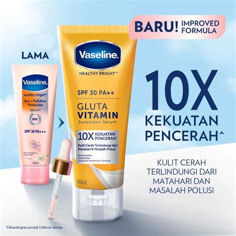 Jual Livi Vaseline Gluta Vitamin Sunscreen Serum Spf Pa Ml