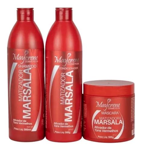 Maycrene Naturiun Kit Matizador Marsala