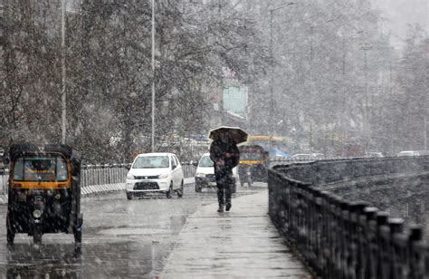 Rains Snow Continue In Kashmir Gulmarg Receives Inches Of Snowfall