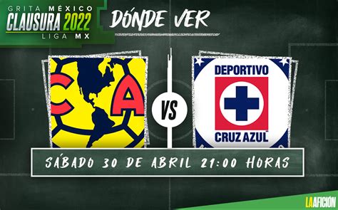 América Vs Cruz Azul Horario Y Dónde Ver En Vivo El Clásico Joven Hoy