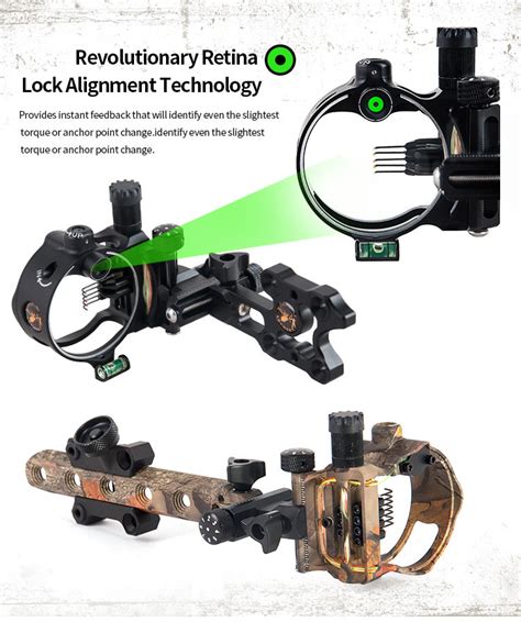 Topoint Compound Bow Sight Retina Lock Alignment Db Topoint