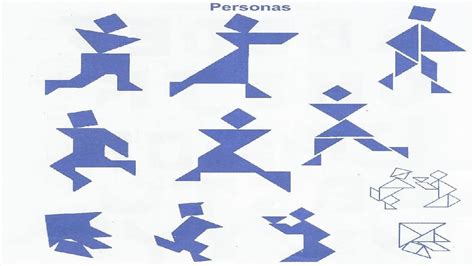 TANGRAM CLÁSICO CHINO 7 piezas TODAS LAS PERSONAS POR EL Mg CARLOS