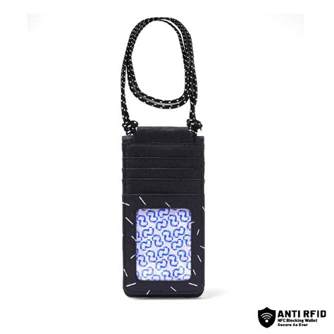 Dale Phone Wallet Sprinkle Black Wallts